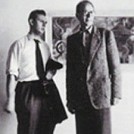 1960 Ausstellungsbesuch mit Eherard Miztlaff
