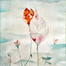 Blumen im Schnee, 1979, Öl auf Leinwand, 50 x 40 cm, Inv.Nr. B04-161